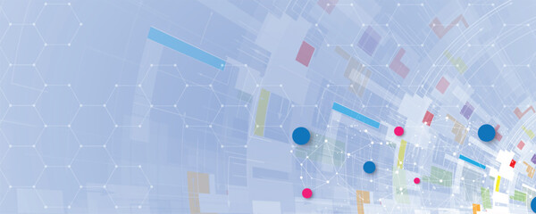 Cloud data technology background and network concept