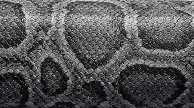 Black and white python skin texture