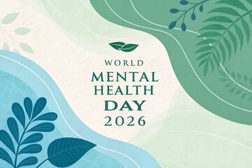 World Mental Health Day 2026 Awareness Campaign Illustration