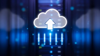Cloud computing data upload server room technology