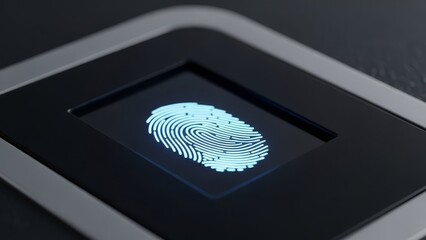 Fingerprint scan technology on modern security device