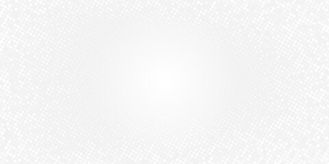 Dot white gray pattern gradient texture background. Abstract  technology big data digital background. 3d rendering.