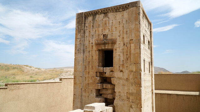 The Cube of Zoroaster (Ka'ba-ye Zartosht) at Naqsh-e Rustam, Shiraz Iran.