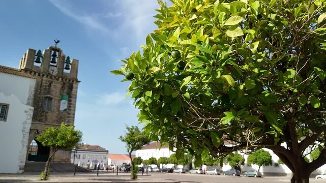 Exploring arco da vila and a sunny afternoon in Faro Portugal near the marina