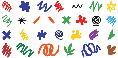 Vibrant Shapes and Forms: An array of colorful shapes and forms dance across a dynamic canvas, a celebration of abstract artistry and creative expression.