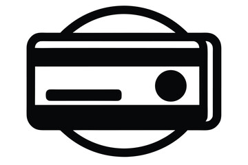 online payment vector icon silhouette