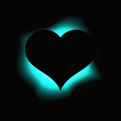 Heart illuminate light frame