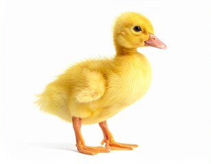 Fototapeta premium Ein flauschiges gelbes Entenküken
