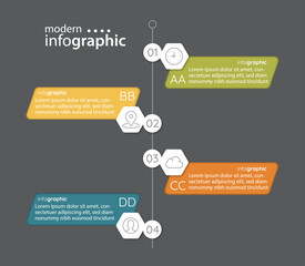 Modern Timeline Infographic Template
