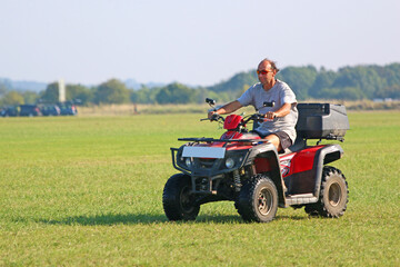 Man riding a quad bike  © Jenny Thompson