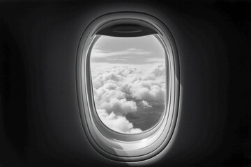 Fototapeta premium View from airplane window