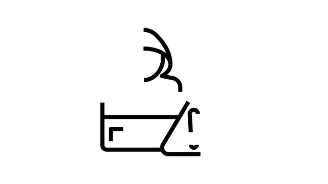 Fraud 2D Objects Outline Animation Icon, Cartoon 4K Video with Hacker and Credit Card, Transparent Alpha Channel. Editable Animated Icon On Transparent Background For Financial Security.