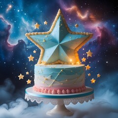 cake with star