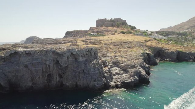Ancien temple de Lindos &agrave; Rhodes