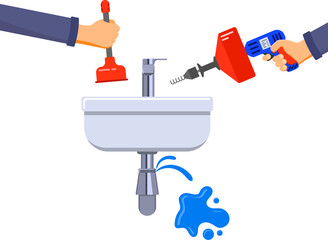 Plumbing Service Concept