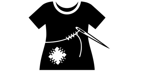 Visible Mending Repair Clothes Movement Silhouette