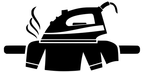 Professional Tailor Iron Pressing Board Silhouette