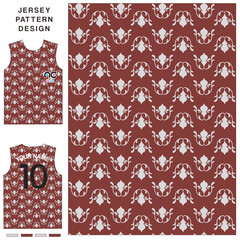 Abstract vintage concept vector jersey pattern template for printing or sublimation sports uniforms football volleyball basketball e-sports cycling and fishing Free Vector.