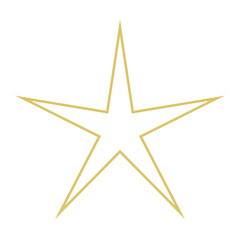 Obraz premium Golden star icon. Yellow gold star symbol, stars sign png.