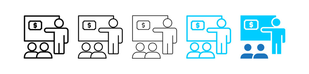 Business Presentation defferent icon