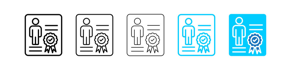 Qualification defferent icon