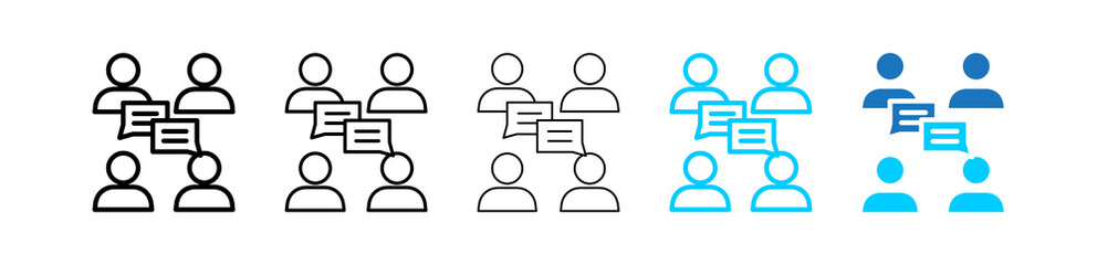 Team Comunication defferent icon