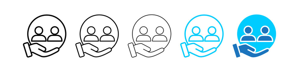 Customer Management defferent icon