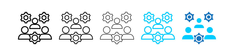 Leadership defferent icon