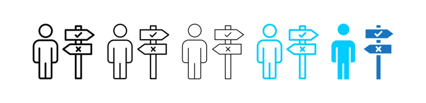 Decision Making defferent icon