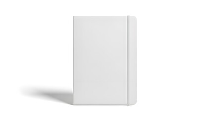 Fototapeta premium Plain Notebook Isolated on White Background for Commercial Design Use