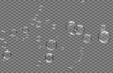 High Quality Water Bubble Effect PNG Transparent Overlay