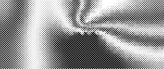Black and white dots halftone background of torch with dynamic flame silhouette for victory, strength and competitive spirit. Abstract gradient vector texture. Pop art overlay backdrop