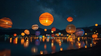 Night Sky Lantern Festival