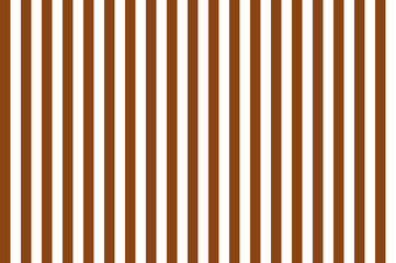 Obraz premium SaddleBrown color and white color background with lines. traditional vertical striped background texture.