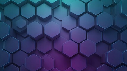Fototapeta premium Hexagon abstract background pattern