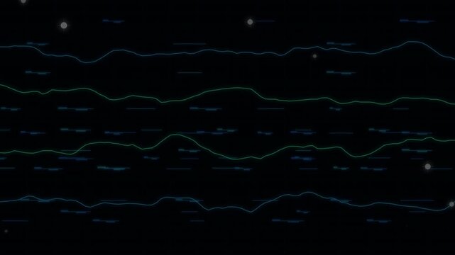 Digital Tickers Financial Charts High-Frequency Trading Grid Fintech Crypto Stock Market Economy High-Speed Moving Loop 4K ProRes 422 HQ