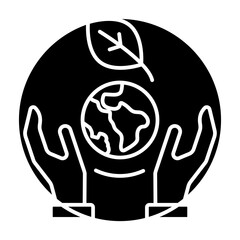 Fototapeta premium Save the planet icon