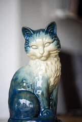 Ceramic Cat Figurine