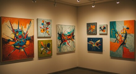 Art gallery interior