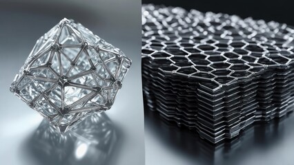 3D-printed metal structures