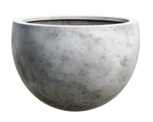 A modern concrete planter showcasing minimalistic design, perfect for enhancing indoor and outdoor plant displays.
