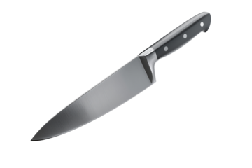 A professional kitchen knife with a sleek, sharp blade, perfect for culinary tasks and enhancing cooking skills.