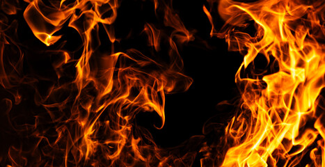Fire glowing flame texture. Fire powerful heat movement. Fire burning abstract backdrop. Fire intense blaze flow.