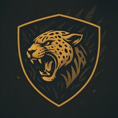 Jaguar Crush Bite Esports Mascot Logo Vector