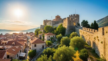 Historic Castle Town with Ancient Fortifications.