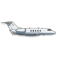 Fototapeta premium Vector illustration of aircraft transportation on white background