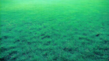 Vibrant green grass field with natural texture and light