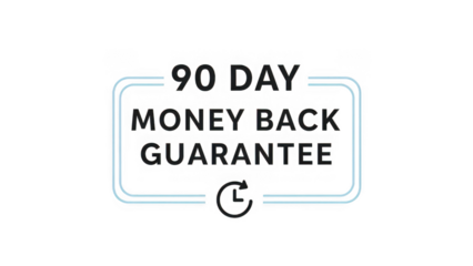 90 day money back guarantee icon