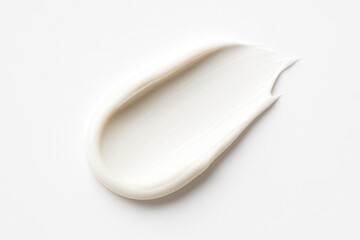 Cream Swatch: An elegant, creamy swatch forms a smooth, appealing streak, displaying the richness and consistency of the product, with subtle textures and a clean, minimalist style.