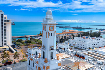 Mexico, marina and yacht club in Veracruz Heroica on the Gulf of Mexico.
